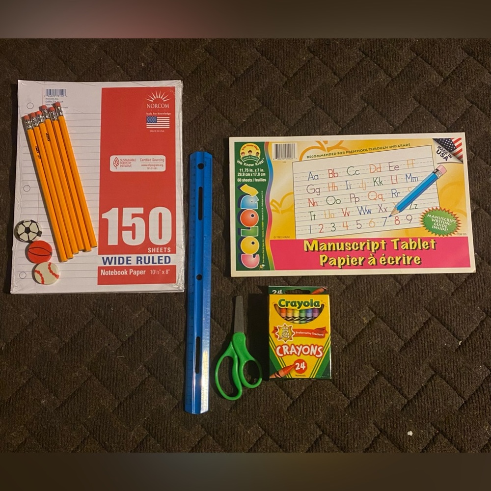 School Supplies Bundle for Preschool - 2nd grader